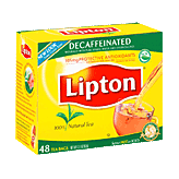 Lipton Tea Bags Naturally Decaffeinated Left Picture